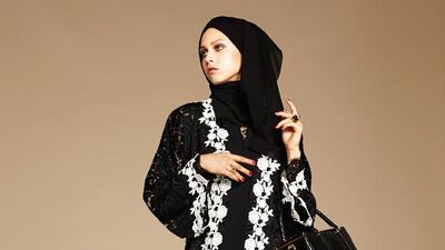 The collection melds Italian sensibility with Middle Eastern aesthetics. Courtesy Dolce & Gabbana