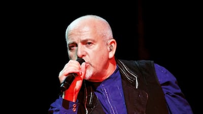 And I’ll Scratch Yours is a collection of Peter Gabriel songs – all belted out by other musicians. Thomas Coex / AFP