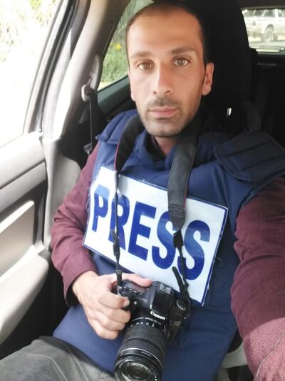 Gaza journalist Nedal Hamdouna says he fears every day will be his last.