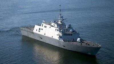 The USS Freedom, above, the US Navy's first LCS. Lockheed Martin announced it is developing a version of the LCS for sale to friendly navies. Reuters