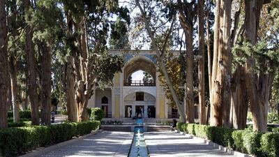 A general view of the UNESCO world heritage site of Fin Garden in the city of Kashan, in Isfahan province, central Iran. EPA