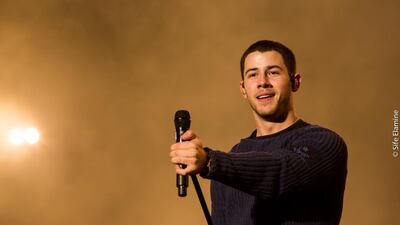 Nick Jonas performs at the Mawazine Festival in Rabat, Morocco.