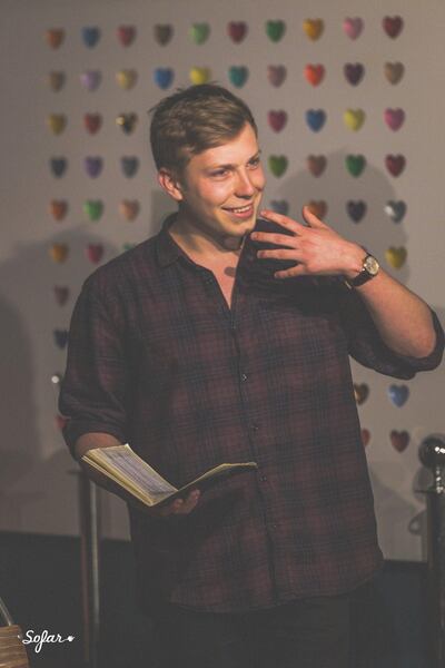 British poet Tomos Roberts writes poetry under the name Probably Tom Foolery. Tomos Roberts