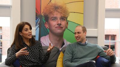 The couple visited Ireland's National Centre for Youth Mental Health, in Dublin on Wednesday, March 4. AFP