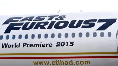 The decals on the airplane will be on for several months. Courtesy Brandon Tseng