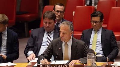 Ambassador Jonathan Cohen, the US acting permanent representative to the UN, on Thursday indicated that the current troop ceiling for Unifil might be reduced. EPA/BRYAN R. SMITH