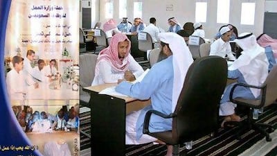 The Saudi government has stepped up its efforts to raise employment. AP Photo
