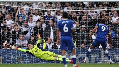 LEEDS RATINGS: Illan Meslier - 6: Helped keep the deficit to one goal in key moments, saving well against Dominic Calvert-Lewin. There wasn’t too much the keeper could have done about the goals he conceded. Getty