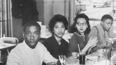 Diane Nash participates in a civil rights protest known as a sit in. Photo: Seattle Parks and Recreation