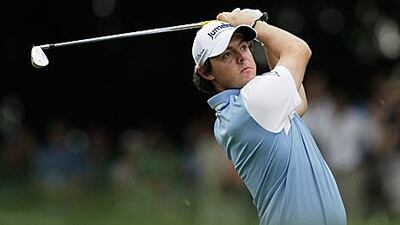 Rory McIlroy continues to open up his lead at Bethedsa.