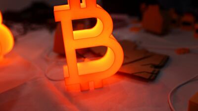 The cryptocurrency is on pace for a 6 per cent weekly drop. Reuters