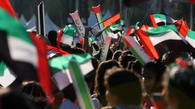 There are expected to be big celebrations again this year as the UAE prepares for its 41st National Day. Pawan Singh / The National