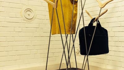 Mohammad Ghaderi's Riser coat rack. Courtesy Mohammad Hossein Ghaderi