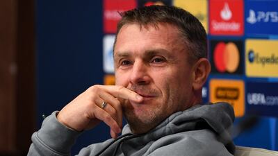 Al Ain manager Serhiy Rebrov. AFP