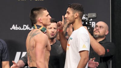 Fares Ziam and Don Madge square off.