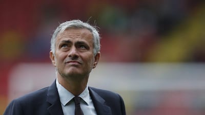 Manchester United manager Jose Mourinho has his team in seventh in the Premier League after five matches, with nine points. Andrew Couldridge / Action Images / Reuters / September 18, 2016