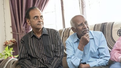 Indian Election results. BJP supporters wait for the results at Ramakant Dixit and Komal Ashok Bhagnari’s home in Dubai of the Indian Election results. Photo: Antonie Robertson / The National