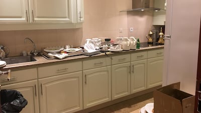 Part of the suite where Saudi Arabian billionaire Prince Alwaleed bin Talal has been detained, at the Ritz-Carlton in Riyadh. Katie Paul / Reuters