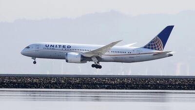 File photo of a United Airlines Boeing 787 Dreamliner touching down at San Francisco International Airport in California. A Muslim-American chaplain at Chicago’s Northwestern University, alleged that a United flight attendant refused to serve her an unopened can due to discrimination. Louis Nastro/Reuters