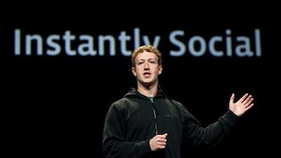 Mark Zuckerberg gives a keynote address at the annual F8 developer conference in San Francisco last month.
