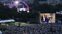 The White House hosted a mixed martial arts matches to mark Trump's 80th birthday. EPA