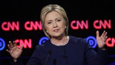 Hillary Clinton is facing a nomination battle with outsider Bernie Sanders. Carlos Osorio / AP