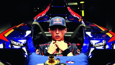 Max Verstappen of Toro Rosso attends a seat fitting at Suzuka Circuit in Japan in October. Mark Thompson / Getty Images / October 2, 2014