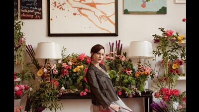 Rachel Brosnahan in the Love, Katy campaign for aunt Kate Spade's label Frances Valentine