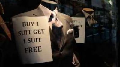 60 per cent off is the new black, as stores try to encourage the return of shoppers.