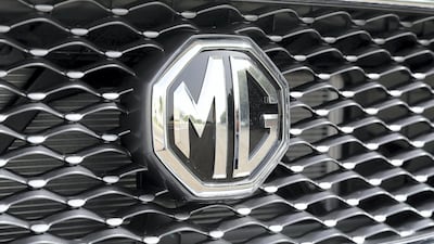The shield-like MG logo remains from the brand's glory days. Pawan Singh / The National