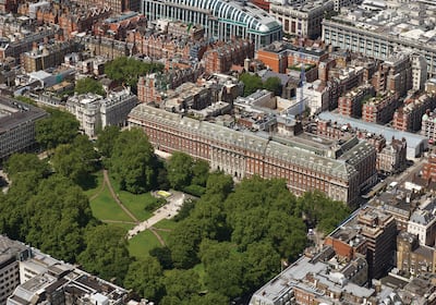 Grosvenor Square and surrounding parts of Mayfair. Photo: Beauchamp Estates