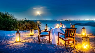 The hotel can set up beachside dining or in-villa barbecue