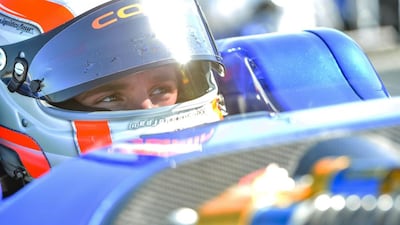 Right now, Ed Jones's motorsport future looks so bright he should be wearing shades. The Dubai-born Jones will make his debut in Indy Lights series this weekend at St Petersburg, Florida, with Carlin Motorsports.The Indy Lights is the second tier series to IndyCar in North America. Courtesy Chris Owens / IMS Photo