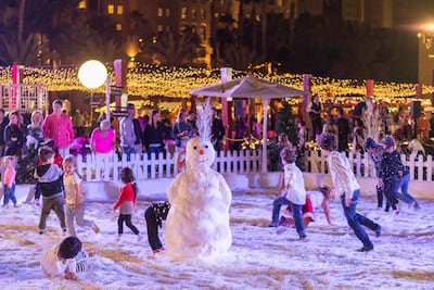 There are festivities for all ages at Madinat Jumeirah. Antonie Robertson / The National