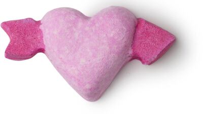 Lush Valentine's _ CUPID bath bomb. Courtesy of Lush
