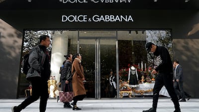 A Dolce and Gabbana store in Shanghai, China. Aly Song / Reuters