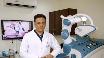 Dr Sanjay Parashar of the Cocoona clinic in Dubai, says sales targets lead to compromises on ethics and quality. Victor Besa for The National