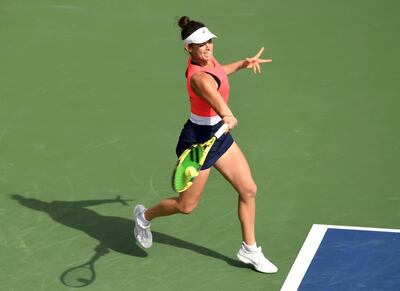 Jennifer Brady came through three rounds of qualifying prior to facing Elina Svitolina in Dubai. AFP