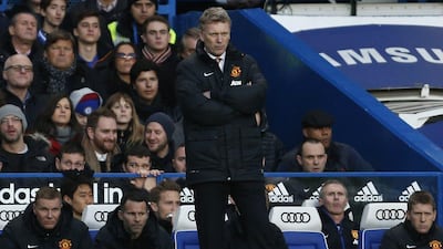 Manchester United's hopes of winning a trophy in their first season under David Moyes were all but dashed on Wednesday. Adrian Dennis / AFP