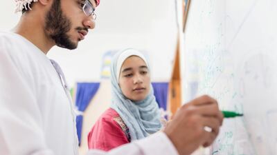 Noura Al Kaabi, Minister of Culture and Knowledge Development, said it was critical for academic institutions to prioritise research and publishing in Arabic. Getty