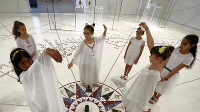 Repton School pupils have a blast with the past as they present a fun-packed tour of Louvre Abu Dhabi