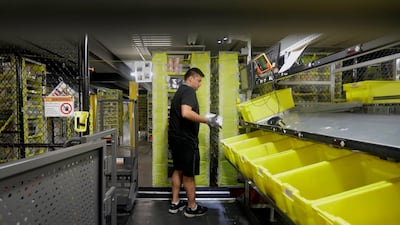 Not all the mentions indicate worry about Amazon's presence, with some companies talking up partnerships with Amazon Julio Cortez / AP