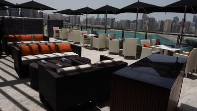 Views from the Eclipse terrace lounge at the new Four Seasons hotel. Delores Johnson / The National