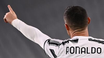Juventus striker Cristiano Ronaldo celebrates after scoring during the Italian Serie A football match at the Juventus stadium in Turin. AFP