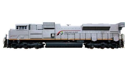 The locomotives are 22.6 metres long, five metres high and weigh 187 tonnes. Courtesy Etihad Rail