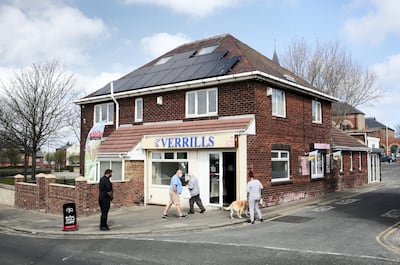 Verrills fish and chip shop on Hartlepool's Headland. Stuart Boulton for The National