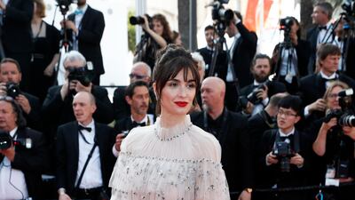 Paz Vega in Ralph & Russo at the Closing Awards Ceremony of the 72nd annual Cannes Film Festival on May 25, 2019. EPA