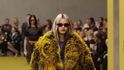 At Gucci's Milan Fashion Week show on day three, it was a mix of old and new for autumn/winter 2023. Getty Images