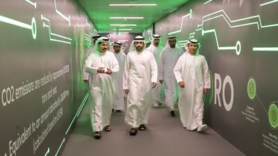 Sheikh Hamdan bin Mohammed, Crown Prince of Dubai and Chairman of The Executive Council of Dubai, on February 16 opened the green data centre of Data Hub Integrated Solutions (Moro Hub), a subsidiary of Digital Dewa. All photos: Wam