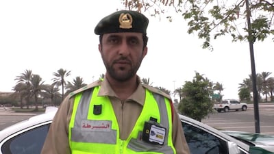 The mini digital cameras will be used by Dubai Police in a six month trial. Courtesy Dubai Police